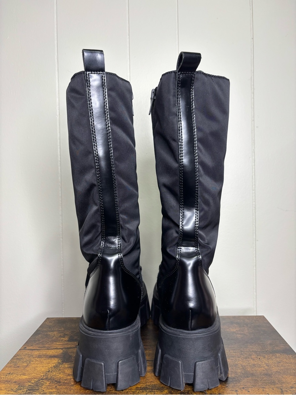 Marc Fisher LTD Womens Hayes Lug Sole Combat Boots Grunge Size 10 Goth - Picture 10 of 11
